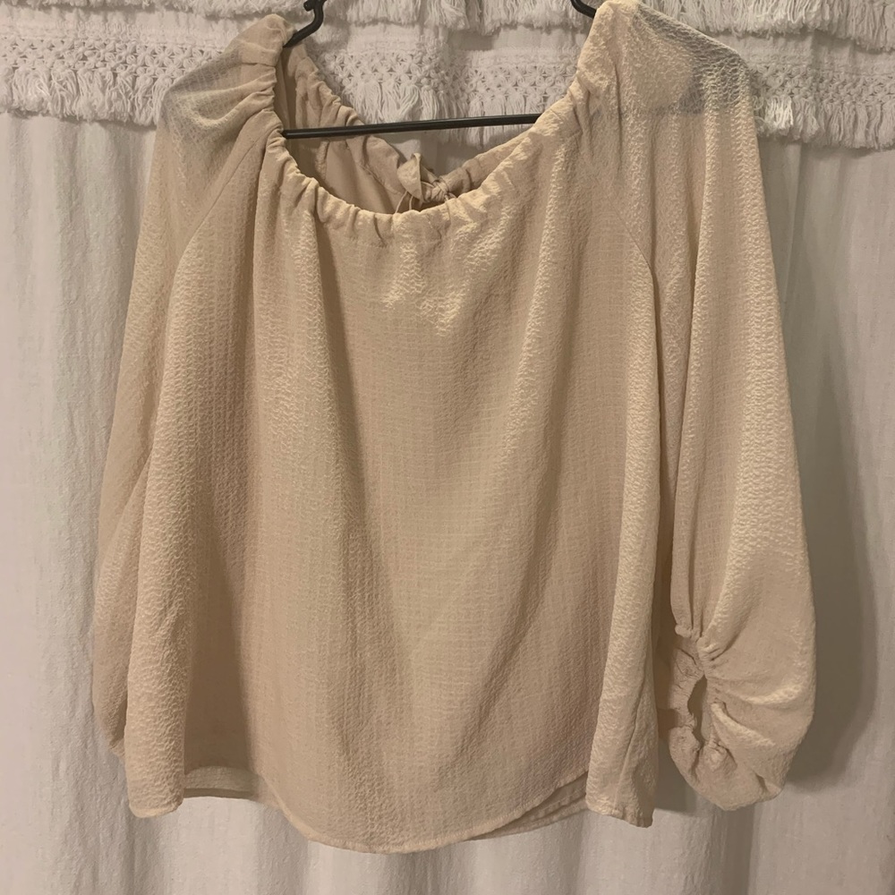 Cream Blouse
